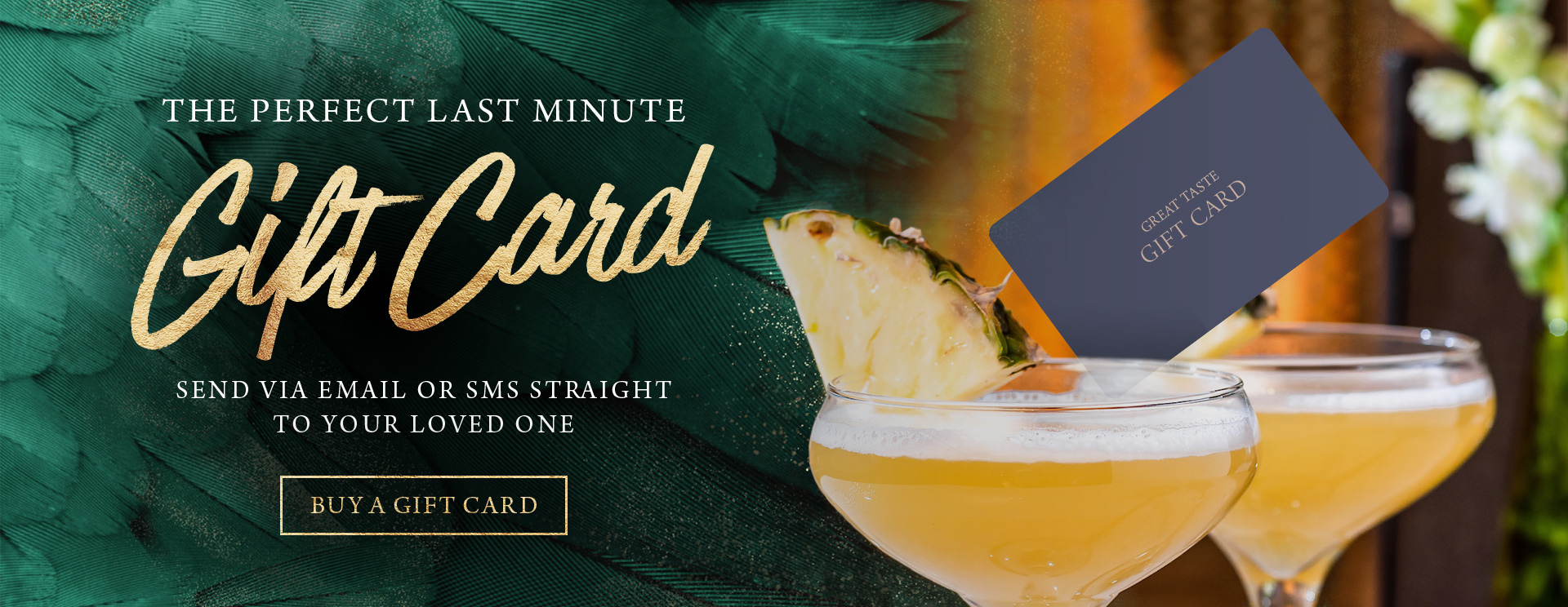 Give the gift of a gift card at The Belvedere Arms