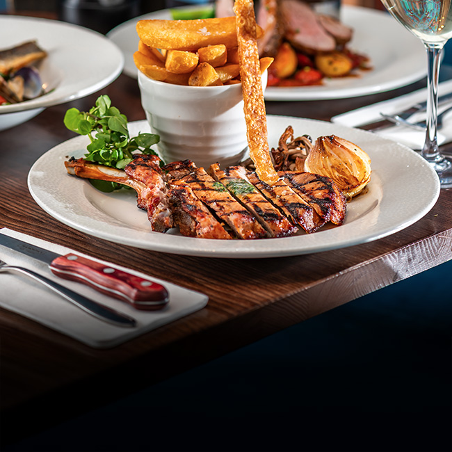 A La Carte menu at The Belvedere Arms