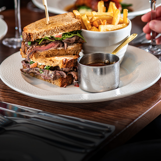 Brunch menu at The Belvedere Arms