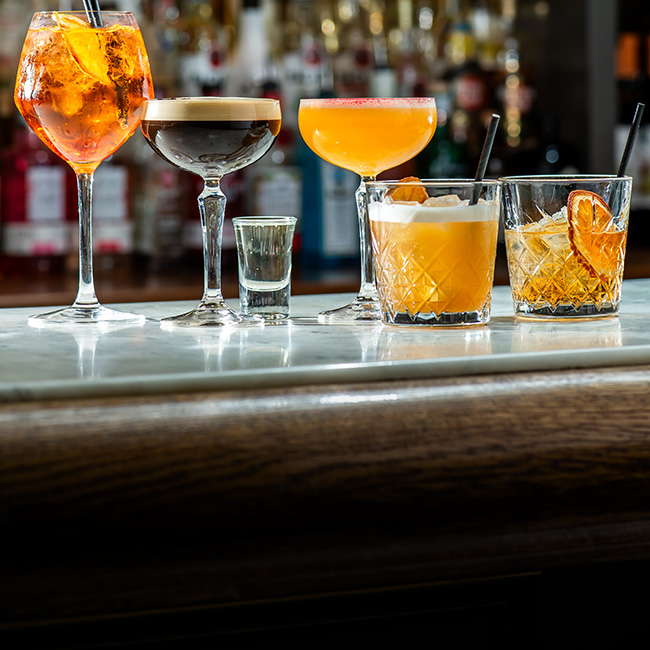 Wine & Drinks menu at The Belvedere Arms