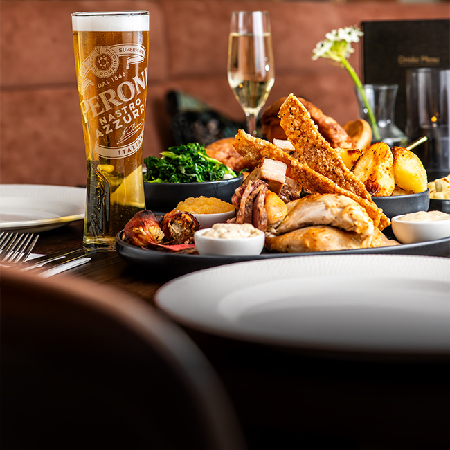 Wine & Drinks menu at The Belvedere Arms