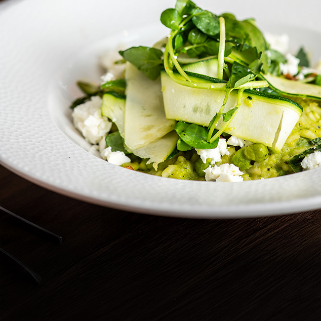 Vegan menu at The Belvedere Arms