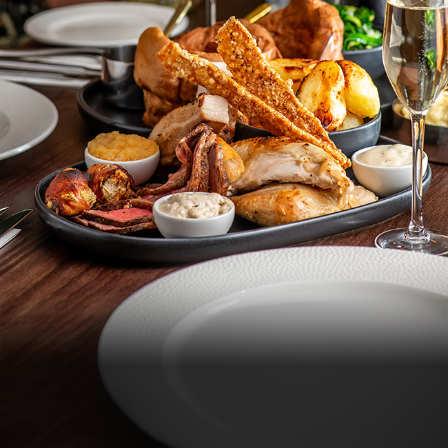 Sunday menu at The Belvedere Arms