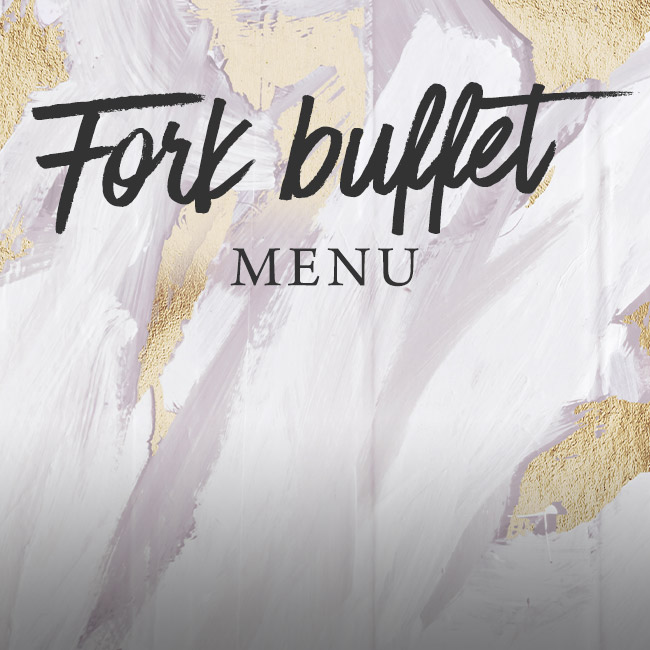 Fork buffet menu at The Belvedere Arms